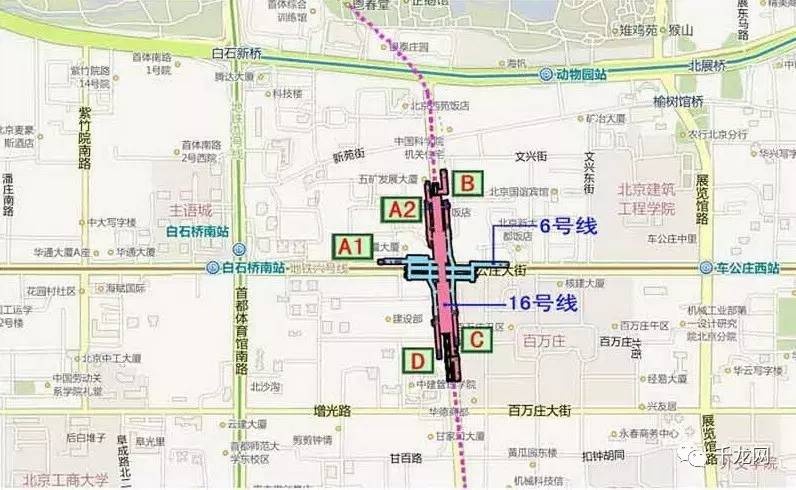 北京地铁16号线二里沟站主体完工，未来还能
