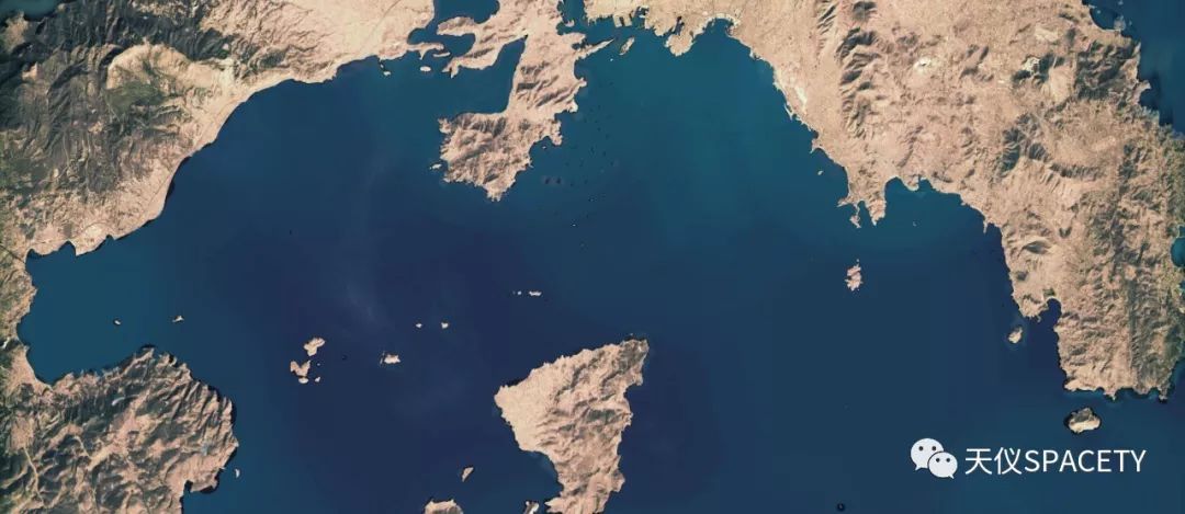 雅典附近 · 天仪遥感卫星拍摄整体图片