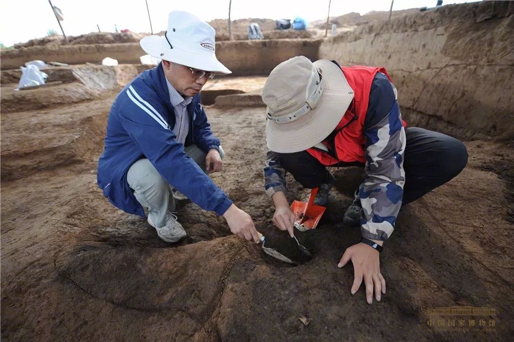 考古工作者们在西吴壁遗址发掘