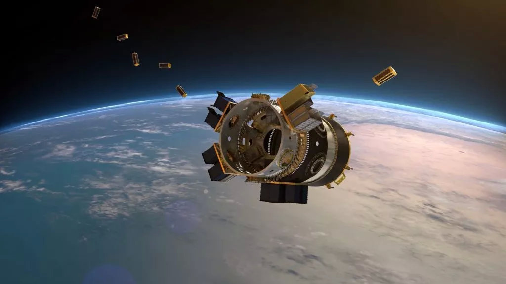 “猎鹰-9”火箭上面级：在低地球轨道发射64颗小微卫星
