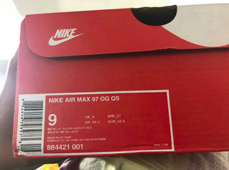 Gro handel Nike Air Max 97 Off White Designer Sneakers Herren
