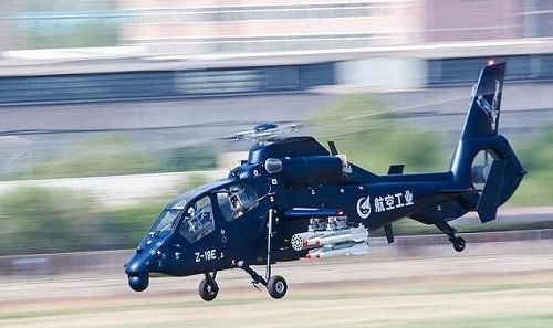中国出口型“黑旋风”武装直升机首飞（英国《每日邮报》网站）