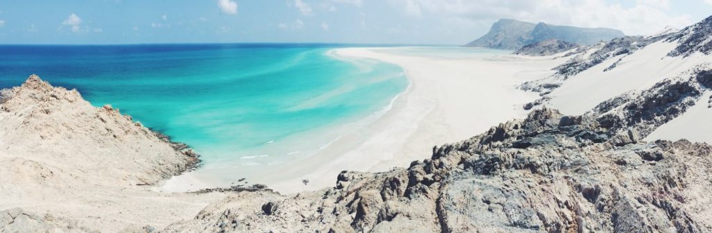 qalansiyah海滩，索科特拉岛，也门