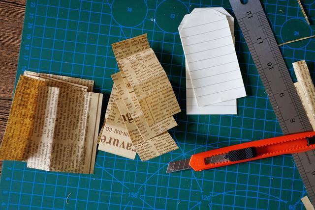 手帐素材制作教程：复古风标签的制作方法