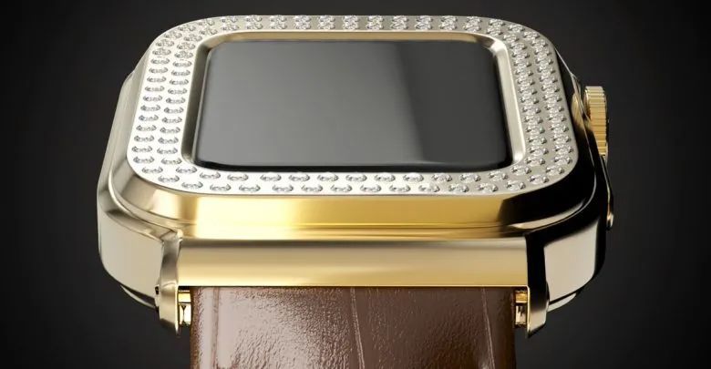 5- Apple Watch Gold Diamond Edition