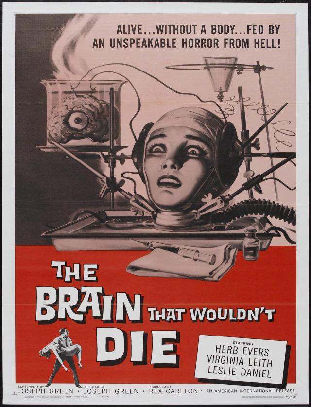 &ldquo;缸中之脑&rdquo;在电影《不死之脑》海报中的体现