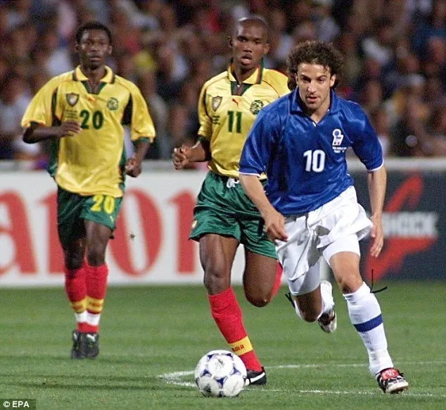 98世界杯对阵意大利时的埃托奥