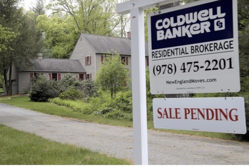 在美国的房地产市场，出售的房产包括土地所有权（照片：美联社）
