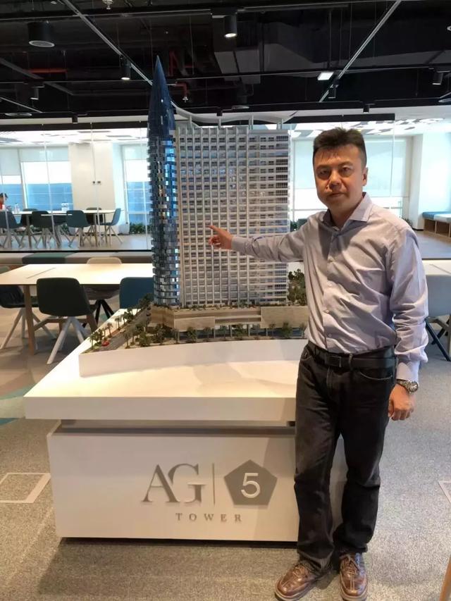 鲲鹏总经理刘振明实地考察迪拜AG房产项目
