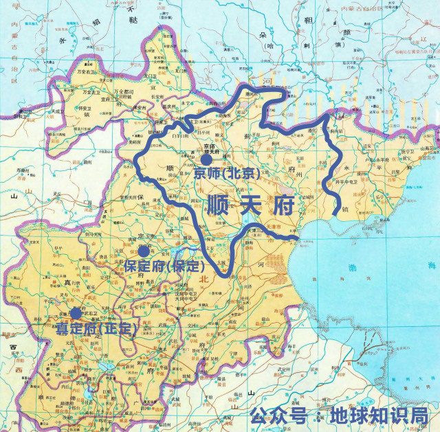 明代北直隶地图图片