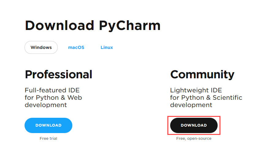 如何使用Pycharm IDE在Windows上安装Python