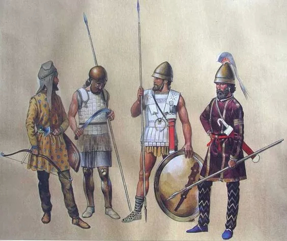 底比斯为首的北部希腊人大量加入波斯阵营