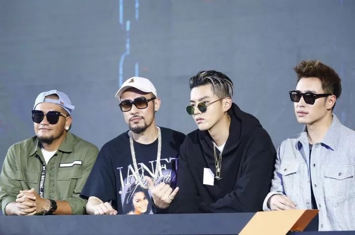 《中国有嘻哈》开创了综艺新纪元。图为该节目的四位评委。图/视觉中国