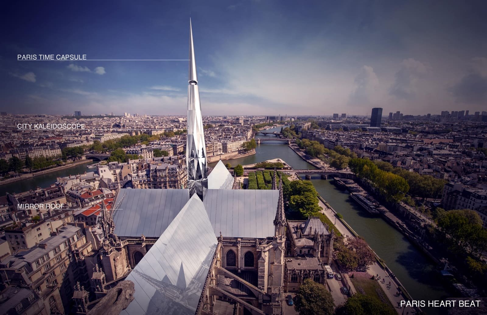 巴黎圣母院屋顶设计大赛结果出炉：中国建筑师方案获冠军